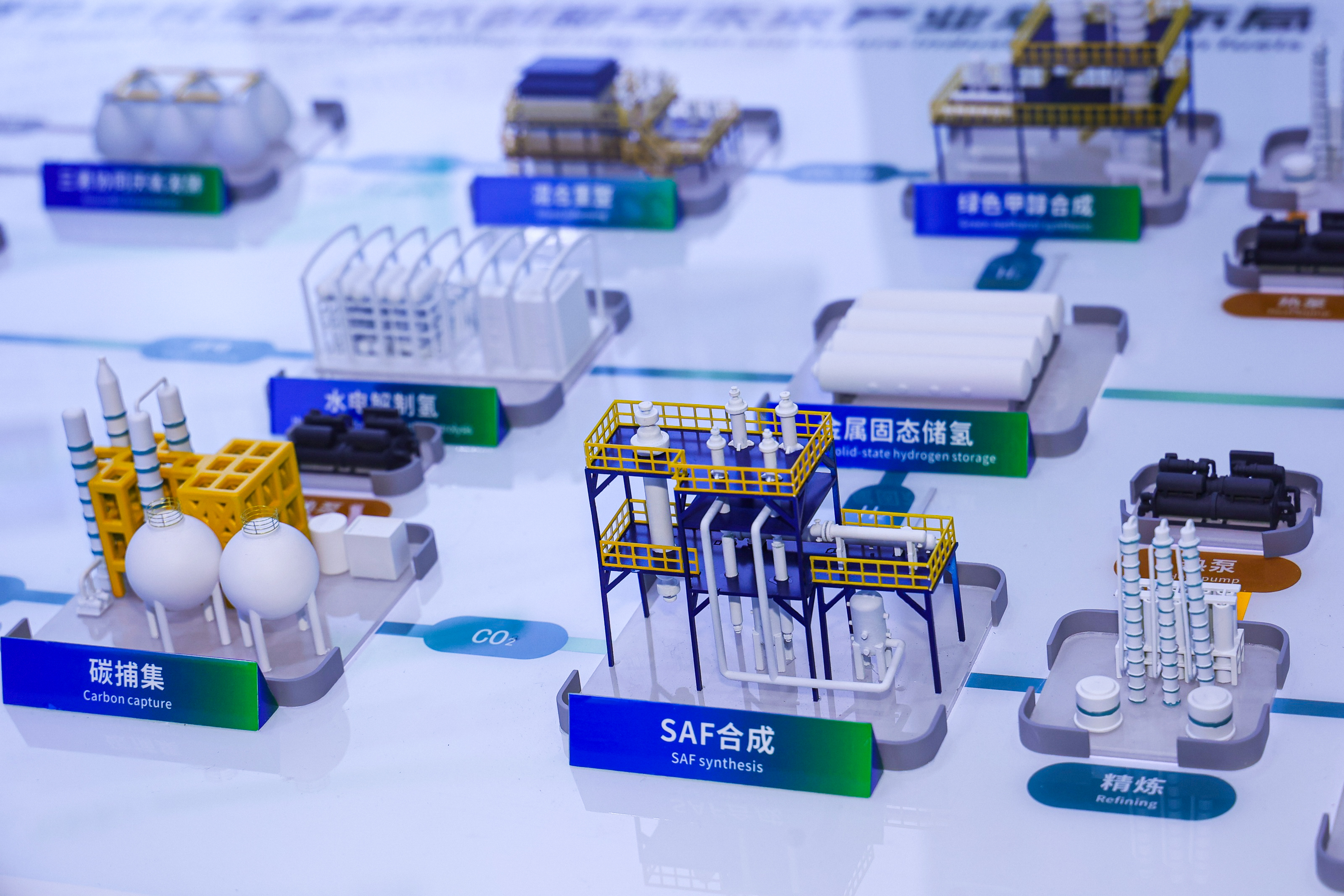 绿色燃料产业模型展示